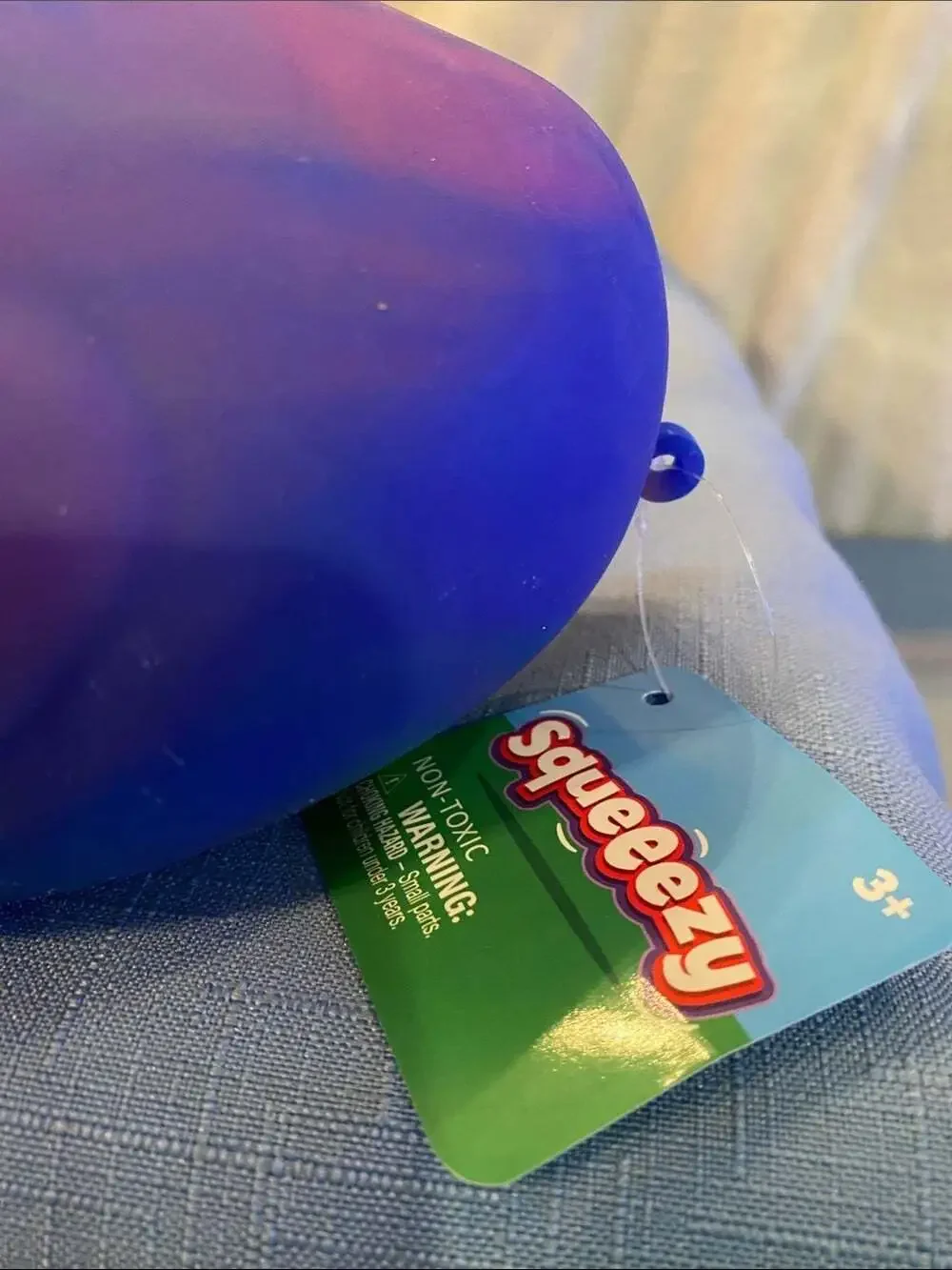 Sunny Days Tie Dye Squeezy Jumbo Duck Fidget NWT